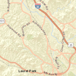Hendersonville Street Map