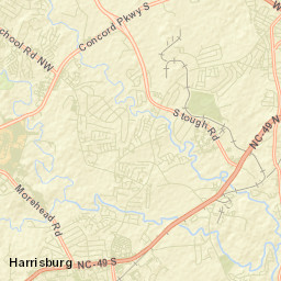Harrisburg Street Map