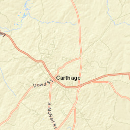Carthage Street Map