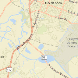 Goldsboro Street Map