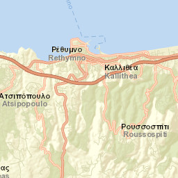 Rethymno Street Map