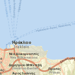 Irákleion Street Map