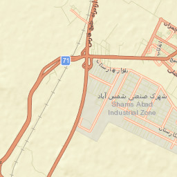 Hasanabad Street Map