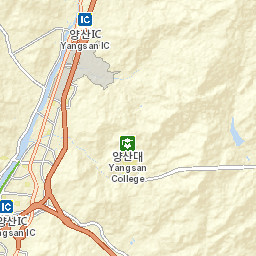 Yangsan Street Map
