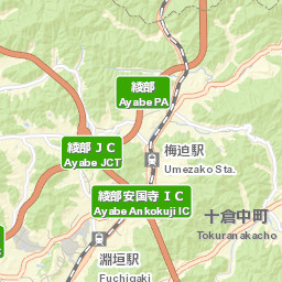 Ayabe-shi Street Map