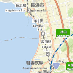 Nagahama Street Map