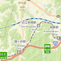 Maibara-shi Street Map