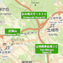Tajimi-shi Street Map
