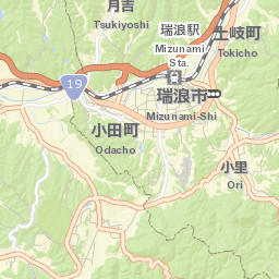 Toki-shi Street Map