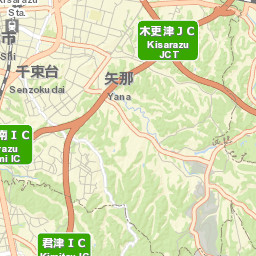 Kisarazu Shi Street Map
