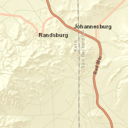Red Mountain California Street Map