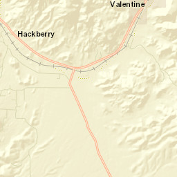 Hackberry Arizona Street Map