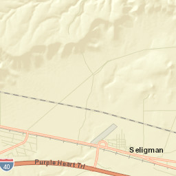 Seligman Arizona Street Map