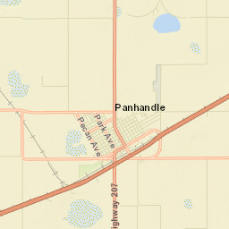 Panhandle Street Map