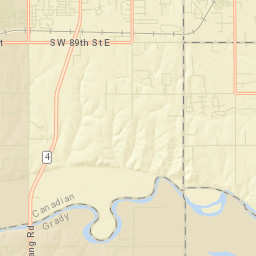 9701 Southwest 93rd Street, Mustang, OK Street Map