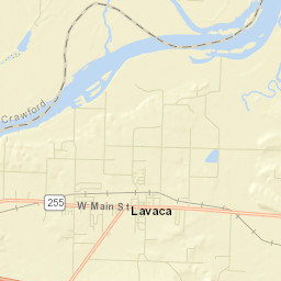 Lavaca Arkansas Street Map