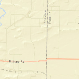 Ursula Arkansas Street Map