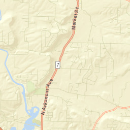 Center Valley Arkansas Street Map