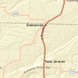 Twin Groves Arkansas Street Map