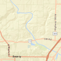 Searcy AR America Street Map