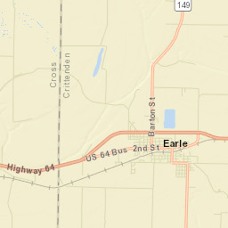 Smithdale Arkansas Street Map