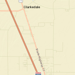 8420-8486 Arkansas 77, Crawfordsville, AR Street Map