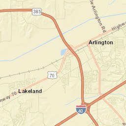 4651-4669 Maple Forest Drive Lakeland TN Street Map