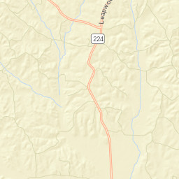 Leapwood Tennessee Street Map