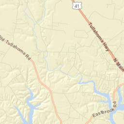 Winchester Springs Tennessee Street Map
