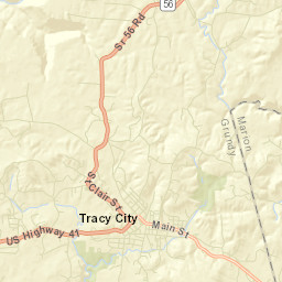 White City Tennessee Street Map