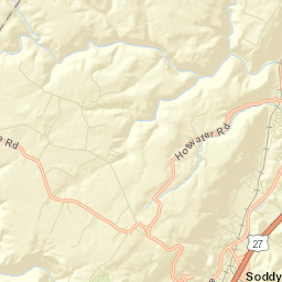 Soddy Tennessee Street Map