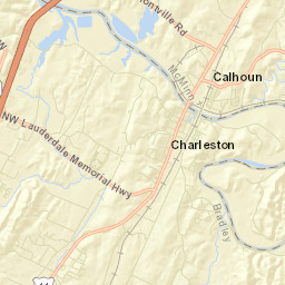 Wilson Heights Tennessee Street Map