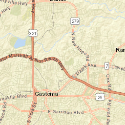 Dallas Street Map