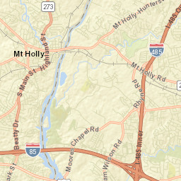 Mount Holly Street Map