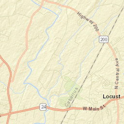 Locust Street Map