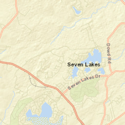 Seven Lakes Street Map