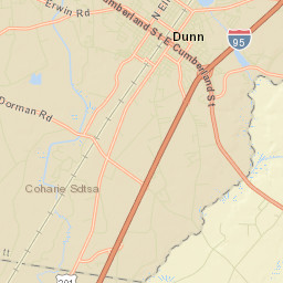 Dunn Street Map