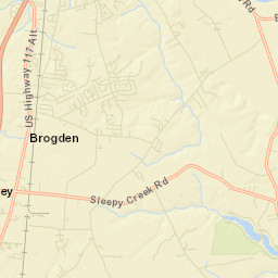 Brogden Street Map