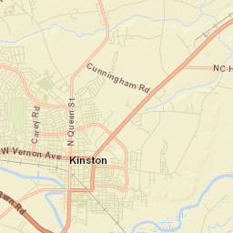 1606-1608 Cedar Lane, Kinston, NC 28501 Street Map