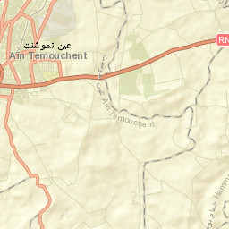 Aïn Temouchent Street Map