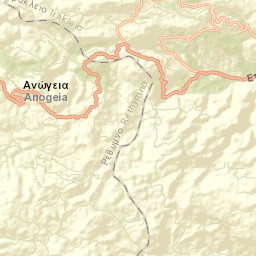 Anógeia Street Map