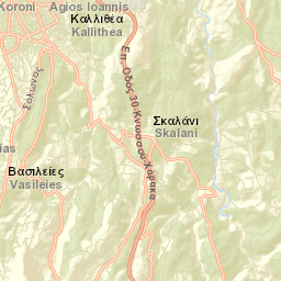Skalánion Street Map