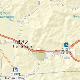 Haman-gun Street Map