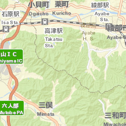 Ayabe Street Map