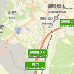 Gotenba Shi Street Map