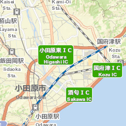 Odawara Street Map