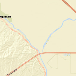 Tupman California Street Map