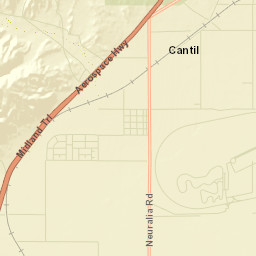 Cantil California Street Map