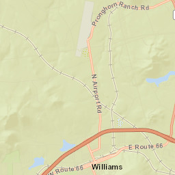 Williams Arizona Street Map