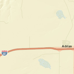 Interstate 40 Business, Adrian, TX 79001, USA Street Map